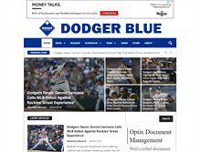 Tablet Screenshot of dodgerblue.com